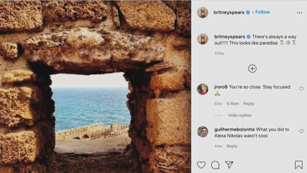Many of Spears' fans say she's using social media to try to send out signals.