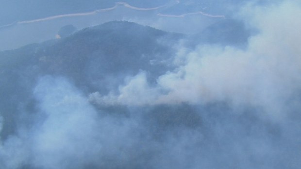 People sensitive to smoke were encouraged to remain inside and shut doors and windows as the air quality in Melbourne was 'very poor'. 
