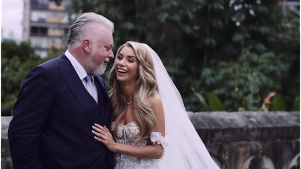 Kyle Sandilands and Tegan Kynaston