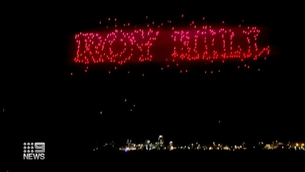 A review is under way after a futuristic Christmas celebration in Perth went wrong when 50 drones, worth roughly $100,000, plunged into the Swan River.