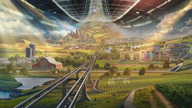 190514 Jeff Bezos Blue Origin space colonies plan moon travel work News World