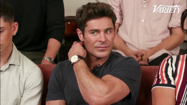 Zac Efron interviewed by Variety at Toronto Film Festival, 2022.