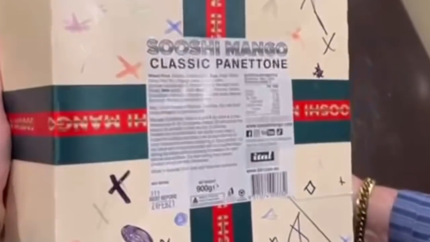 Australian comedy group Sooshi Mango reveal skit on the regifting of a panettone 
