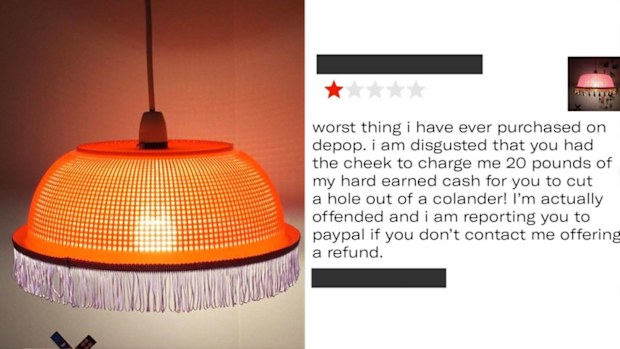 Depop lampshade