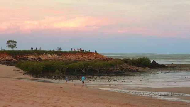 Viewing point for Broome's Staircase to the Moon lunar phenomenon