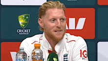 Ben Stokes answers a question around his advice to the match referee. 