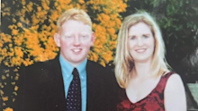 M﻿ick Murphy with his wife Samantha Murphy.
