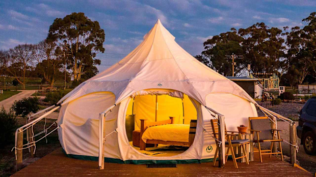 Bukirk Glamping tent, Clare Valley, SA