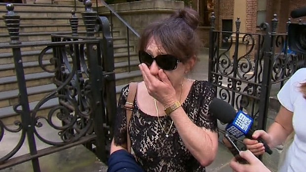 Liam Anderson's mother was emotional outside court today.