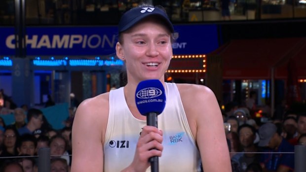 Cracking a smile, Elena Rybakina reflected on her 2023 heartbreak, noting that she "stayed stronger" against Aryna Sabalenka this time around.