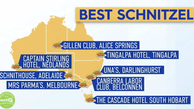 The best schnitzels around our fair nation. 