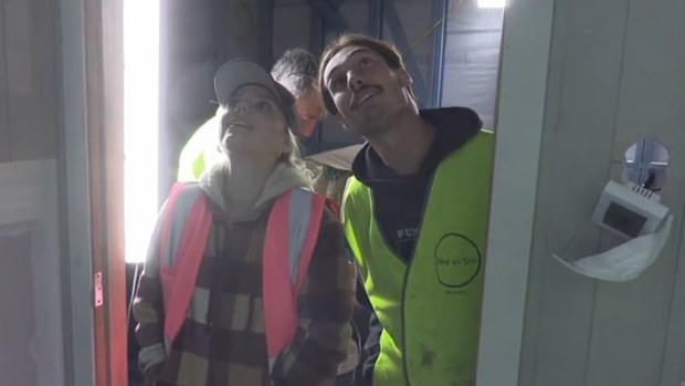 The Block 2024 Charlotte and builder Jack