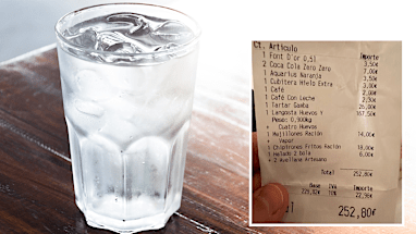 A charge for extra ice