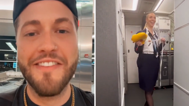 American Airlines traveller Phil Stringer ends up the only passenger on flight