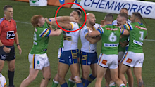 Corey Horsburgh threw a punch at Ryan Matterson. 
