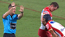 Kodi Nikorima is sent to the sin bin.