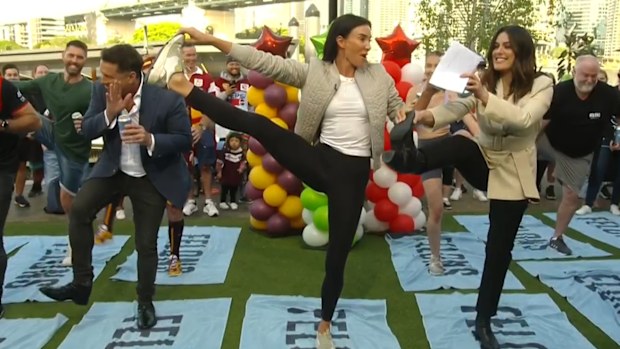 Beer yoga Today Show