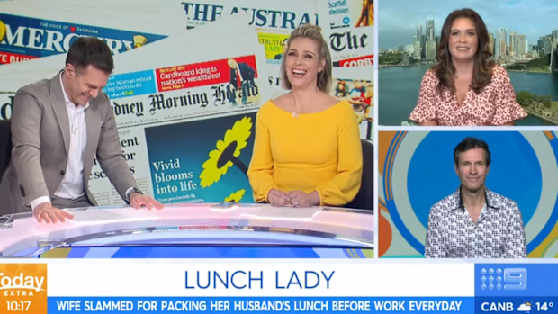 Carla Bignasca and Brendan Jones discuss the controversial lunch on Today Extra.