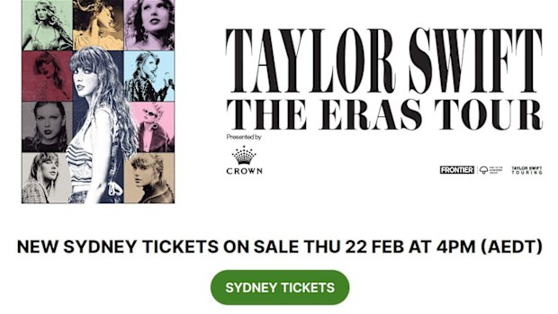Sydney Eras Tour tickets