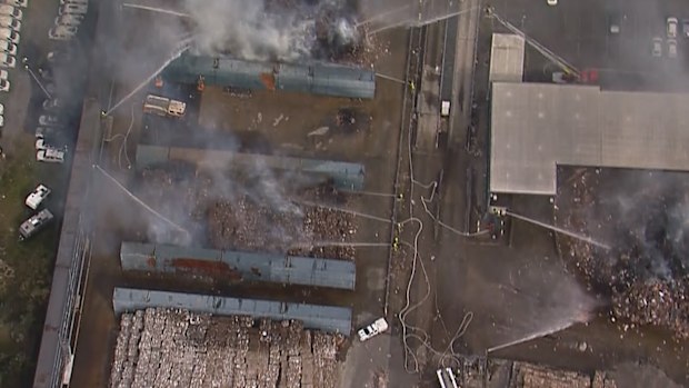 A factory on the corner of Botany and Bumborah Point Road in Matraville has set alight.