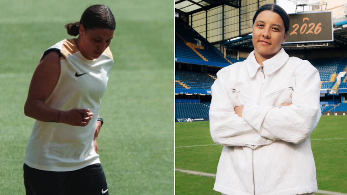 Kerr 'on track' after joining Matildas teammates in Perth