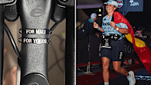 At Ironman Cairns, Kirsty Nichols carried a powerful mantra: 'For Mali. For Yokes.'