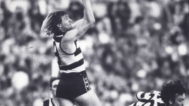 Michael Turner in action for Geelong.