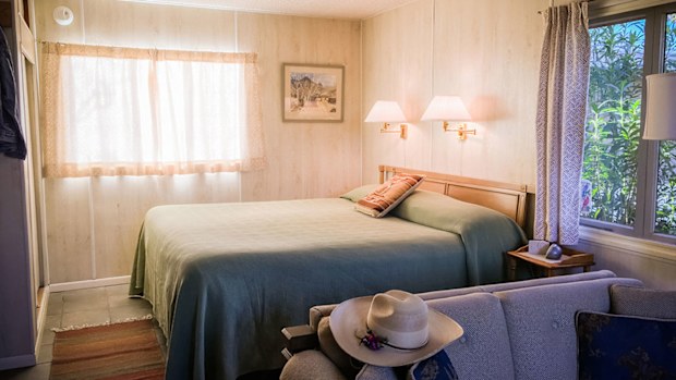 One of the cabins at dude ranch, Elkhorn Ranch in Arizona