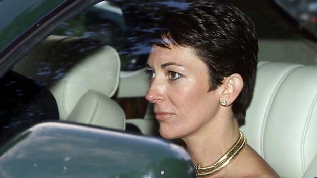 Ghislaine Maxwell being driven by Prince Andrew after attending a wedding of a mutural friend.
