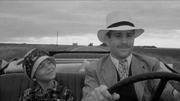 Tatum and Ryan O'Neal in Paper Moon