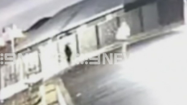 A father is lucky to be alive after he was stabbed by suspected thieves in Adelaide.