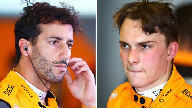 Daniel Ricciardo and Oscar Piastri
