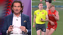 James Hird has floated a radical solution to the growing issue of umpire contact.