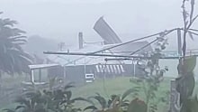 There was extensive damage after the tornado ripped through Levin.