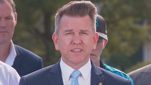 Queensland Deputy Premier Jarrod Bleijie speaks about the BHP cuts. 