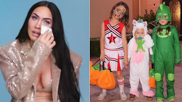 Megan Fox and kids. 