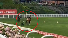 James McDonald falls off Via Sistina.