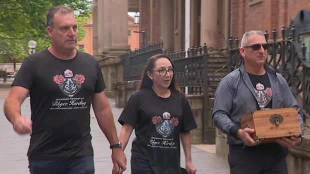 Family of road rage victim Rhyce Harding paid tribute to him ahead of the alleged drivers sentence.