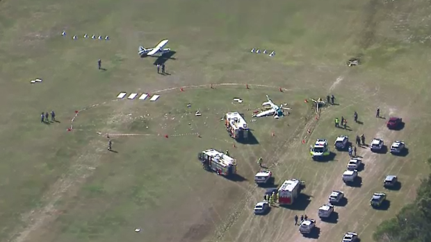 Plane crash at Caboolture Airfield