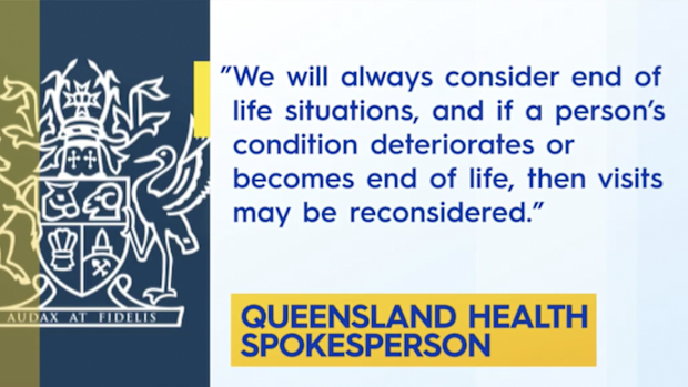 Queensland Health provided the above statement, regarding Mr Barber's case.