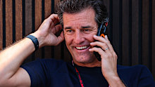 Former racing driver and manager of Oscar Piastri of Australia and McLaren, Mark Webber takes a phone call in the paddock during final practice ahead of the F1 Grand Prix of Mexico at Autodromo Hermanos Rodriguez on October 25, 2025 in Mexico City, Mexico.