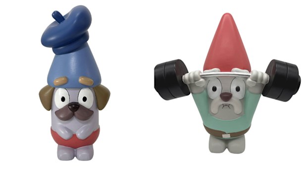 Bluey new gnomes 2025, Baker and Exercise
