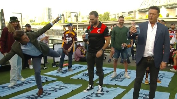 Beer yoga Today Show