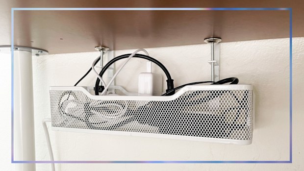 This $35 cable organiser saved my WFH desk set up