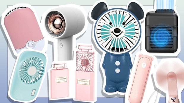 9PR: Portable handheld fans.