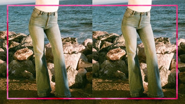 9PR: Rollas Eastcoast Flares Women's Jeans Hero Image.