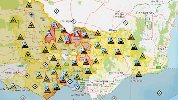 There are 66 flood warnings current across Victoria. 