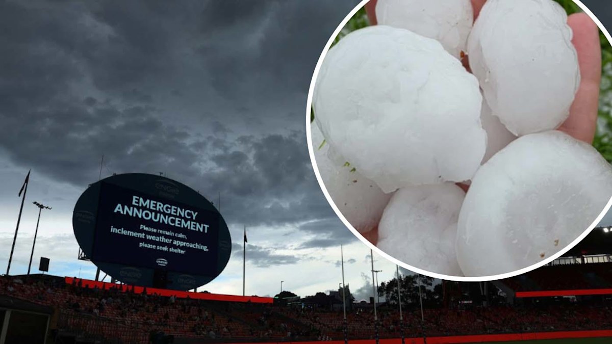 'Very dangerous' storm sees golf ball sized hail fall on parts of ...