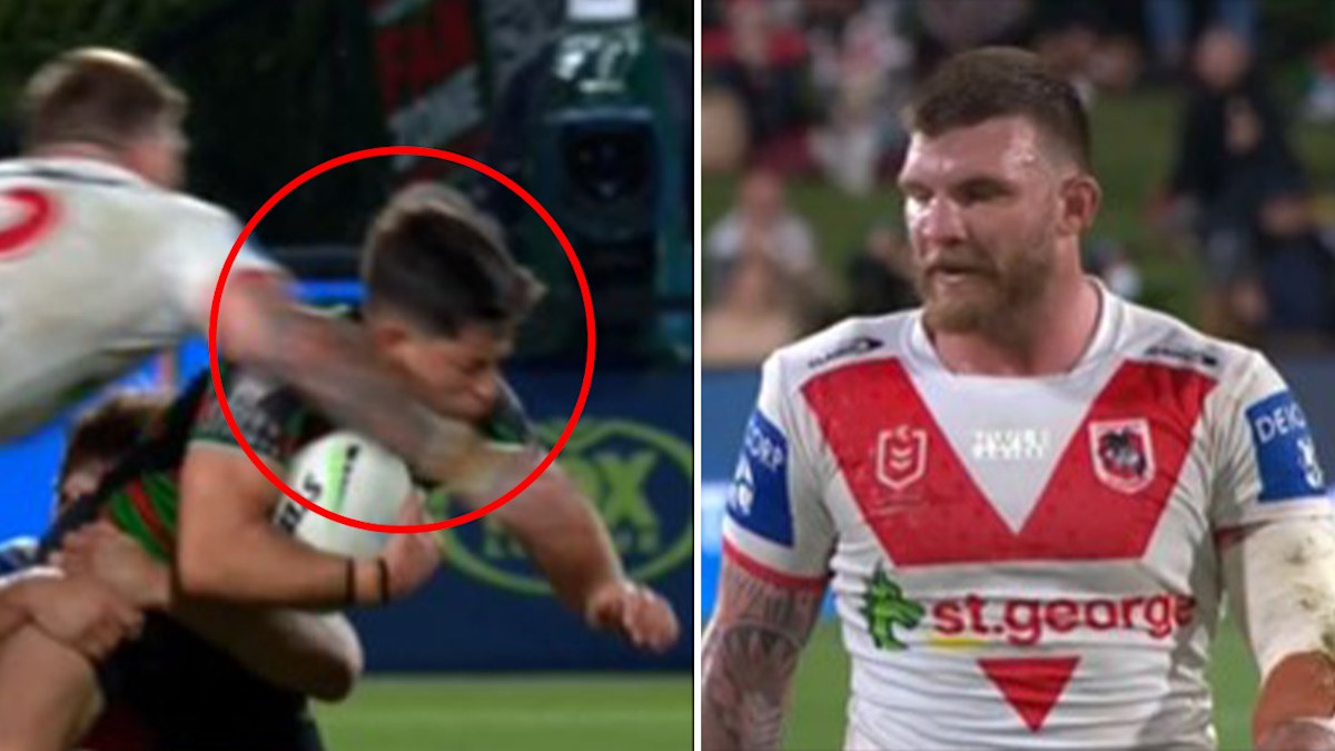 South Sydney Rabbitohs defeat St George Illawarra Dragons in Round 25 ...