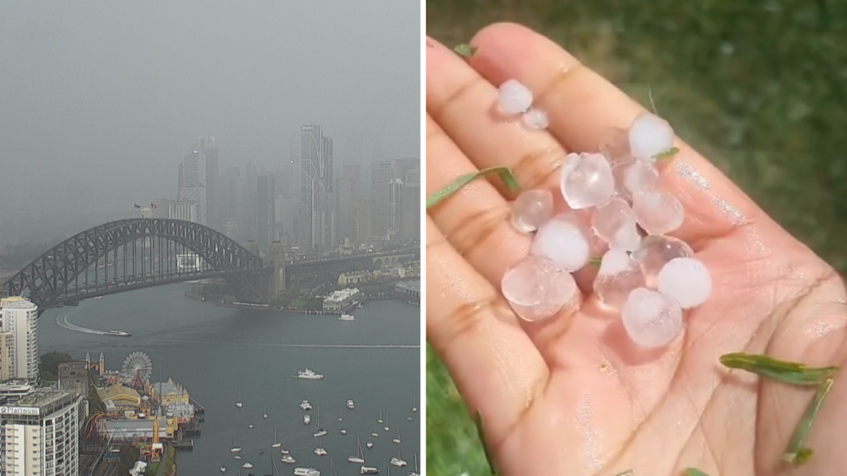 Weather Australia: Sydney hit with hail, thunderstorms set to sweep ...